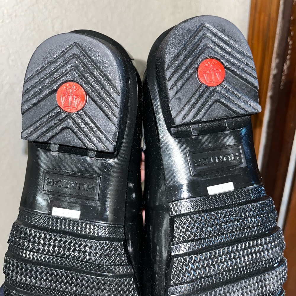 Hunter Original Tall Gloss Rain Boots Black Women’s - Picture 9 of 12